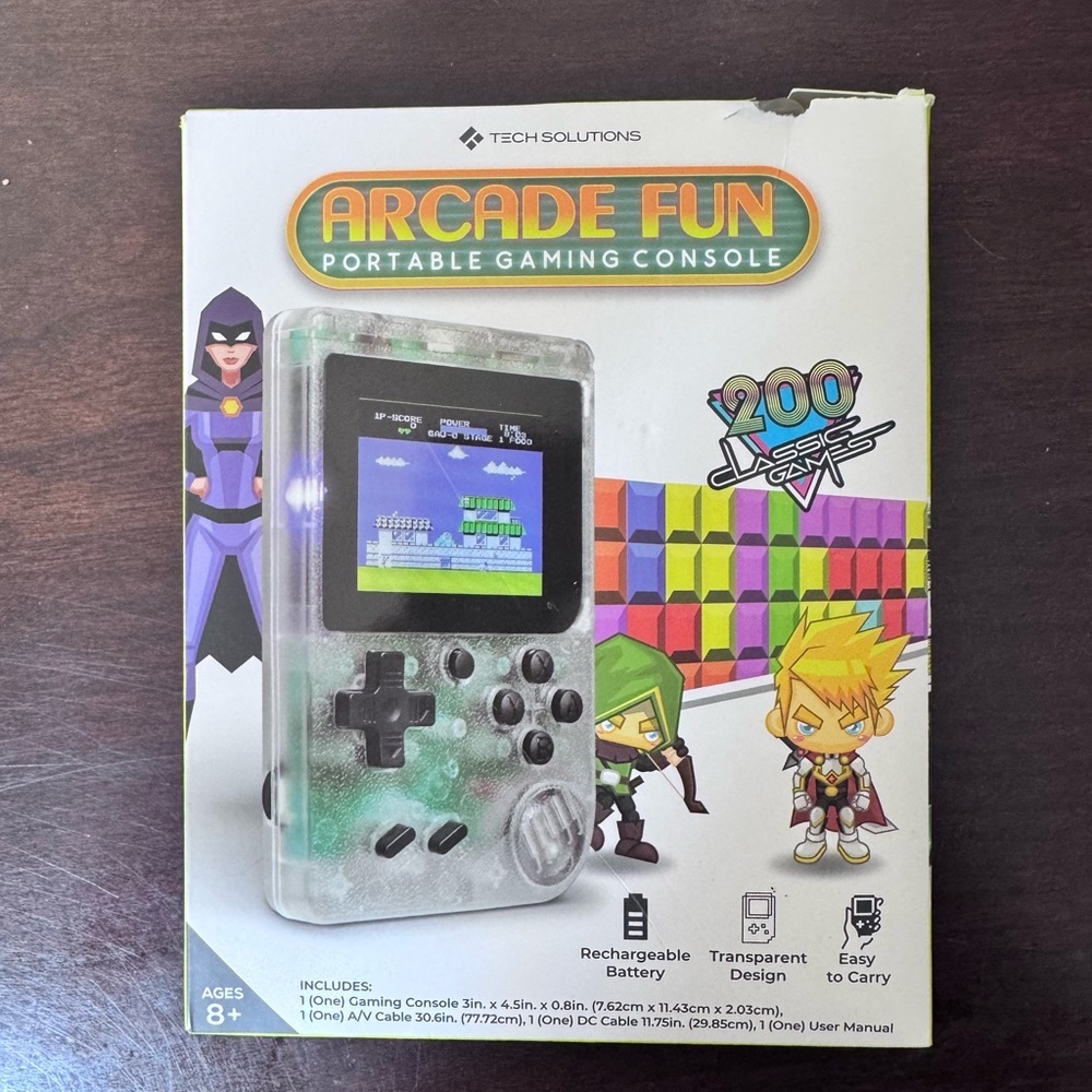New Arcade Fun Portable Gaming Console - Picture 7 of 8